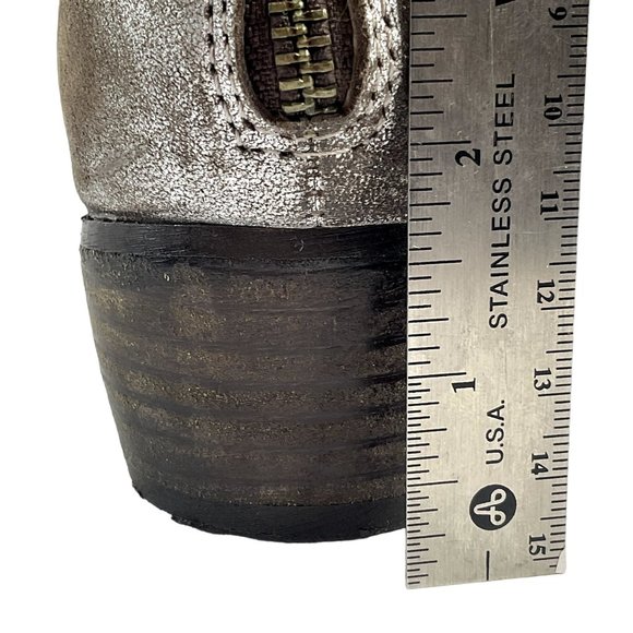 Seychelles Boots Womens Size 8 Brown Metallic Ankle bootie Leather - Picture 13 of 13